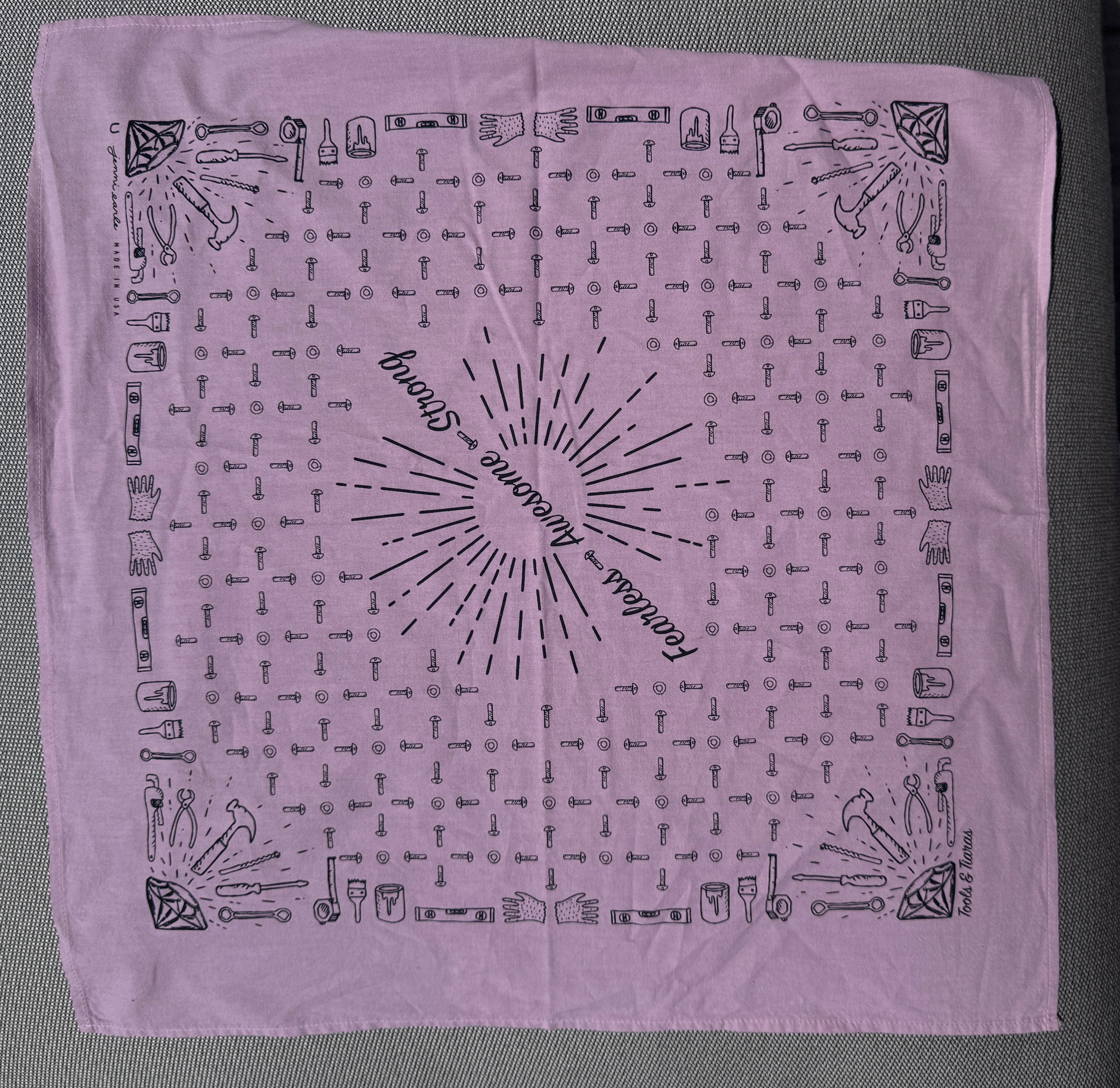 Fearless. Awesome. Strong. Bandana