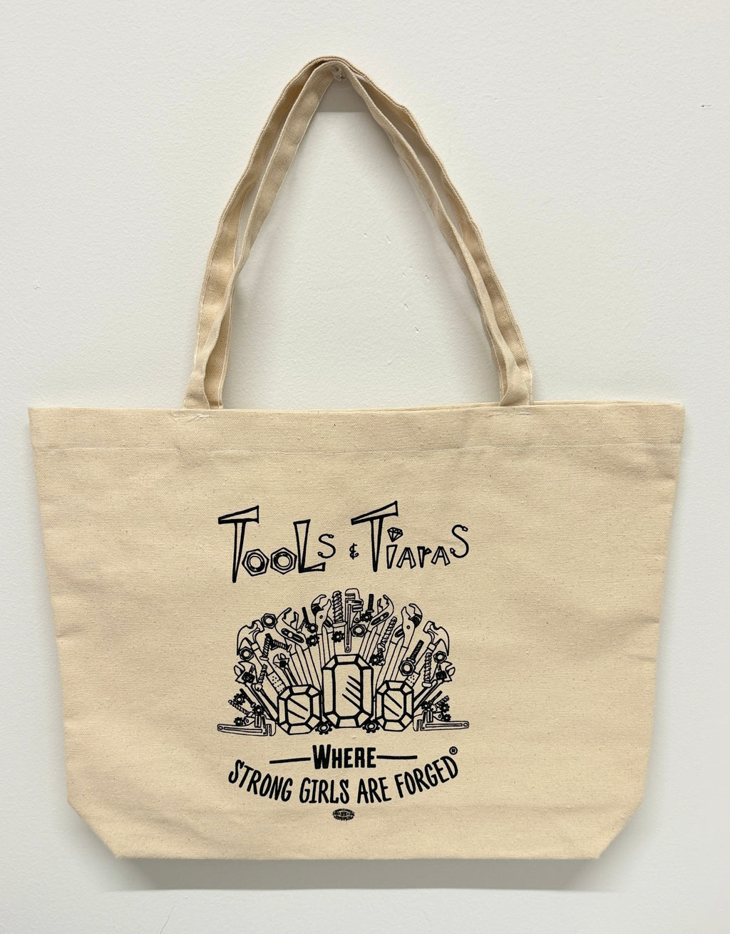 Where Strong Girls Are Forged® Canvas Tote Bag