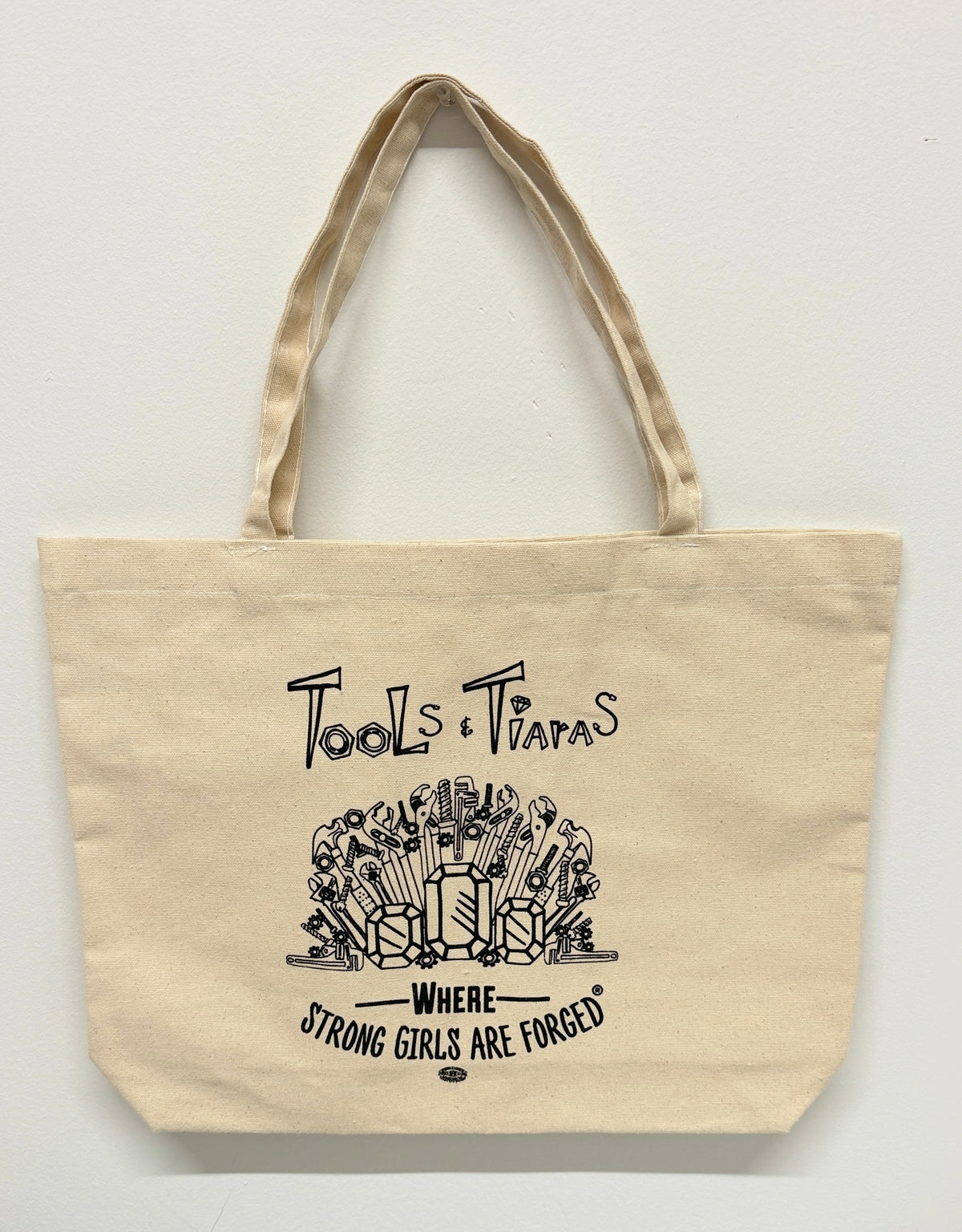 Where Strong Girls Are Forged® Canvas Tote Bag