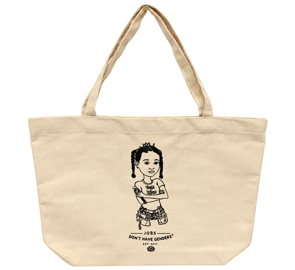 Jobs Don't Have Genders® Canvas Tote Bag