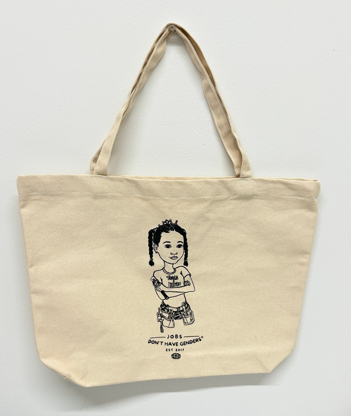 Jobs Don't Have Genders® Canvas Tote Bag